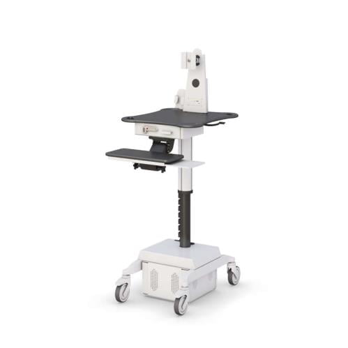 771900 adjustable height telemedicine computer cart