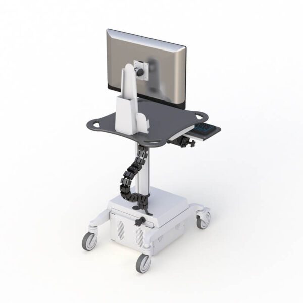 771900 hospital computer cart on wheels