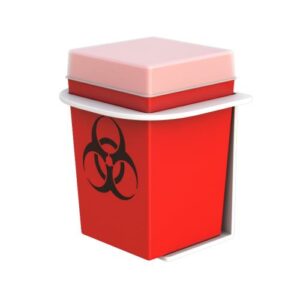 771925 bio hazard waste container bin