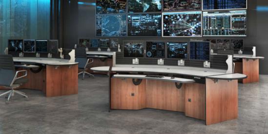 772007 control room desk console