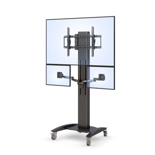 772029 mobile monitor floor stand