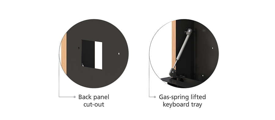 Wall Mount Laptop functional features