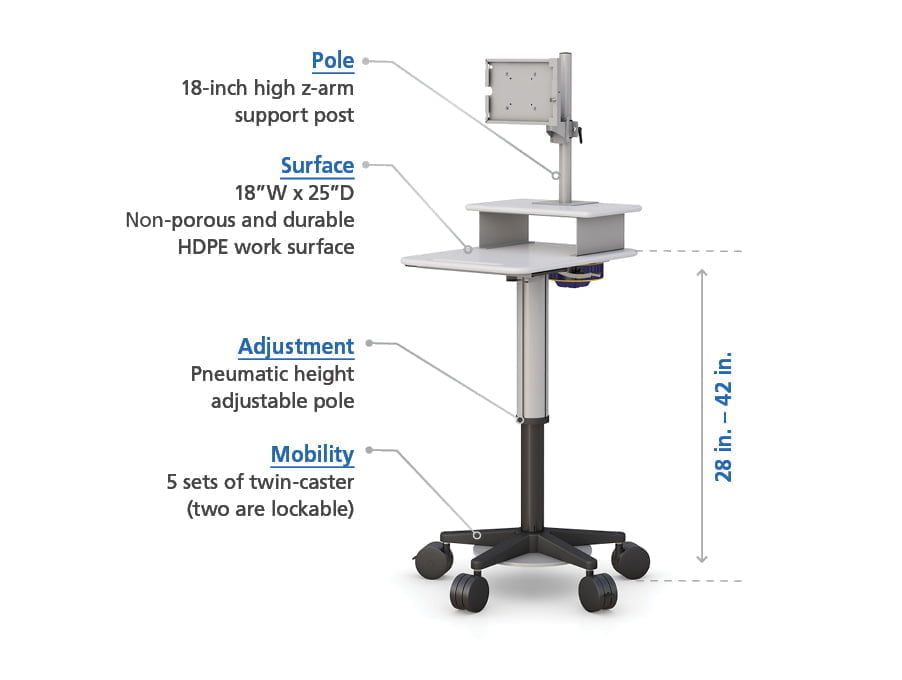 Tablet Kiosk Stand with Features