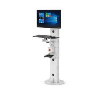 772106 floor industrial monitor stand