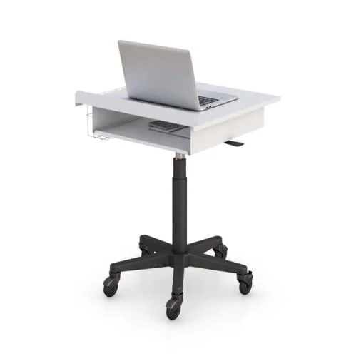 772117 height adjustable rolling laptop table
