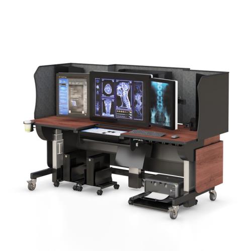 772128 sit stand desk for radiology imaging associates pacs