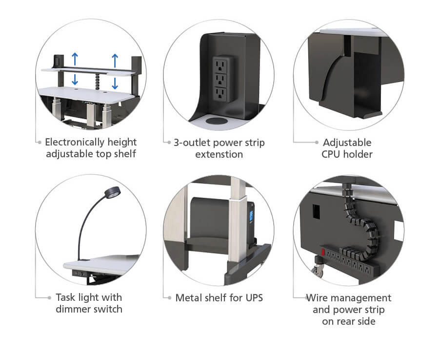 Home Radiology Desk Features