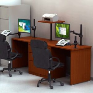 772173 modern dual table for office worker stations