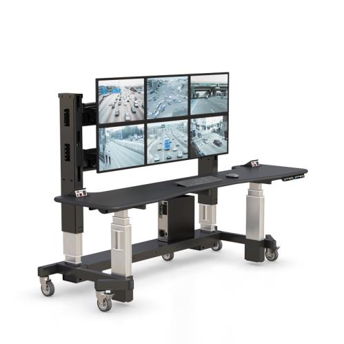 772175 ergonomic uplift adjustable sit stand up desk
