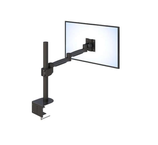 772180 clamping monitor display stand with extendable z arm