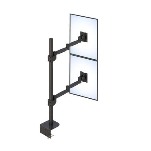 772181 clamp type double monitor arm stand