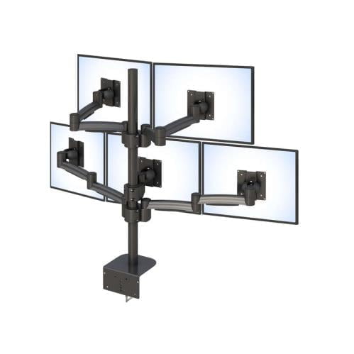 772185 five monitor display z arm stand