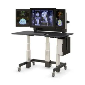 772196 electric sit stand desk for radiology service center