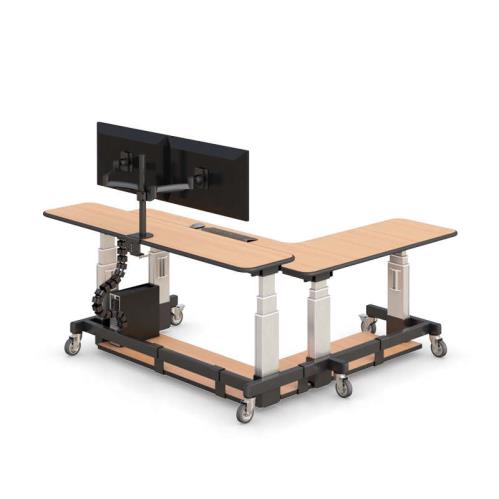 772197 electric sit stand desk