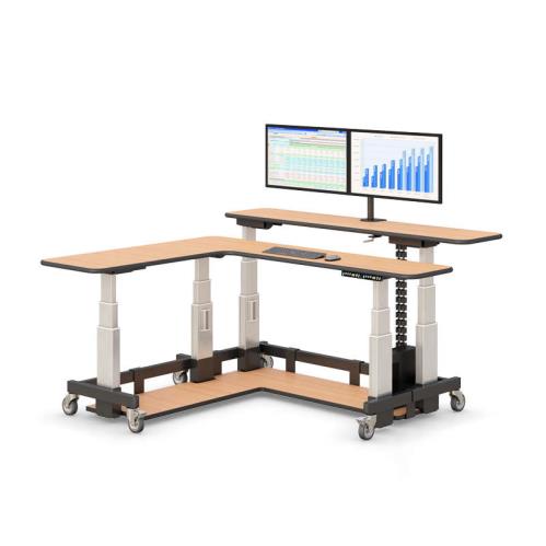 772197 ergonomic standing l desk