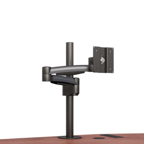 772205 ergonomic height adjustable desk extendable z arm monitor holder