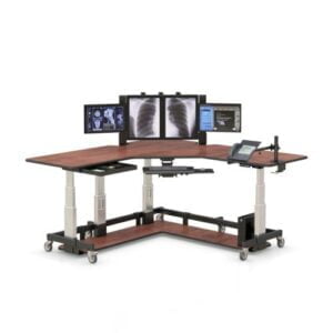 772206 sit and stand desk for diagnostic imaging