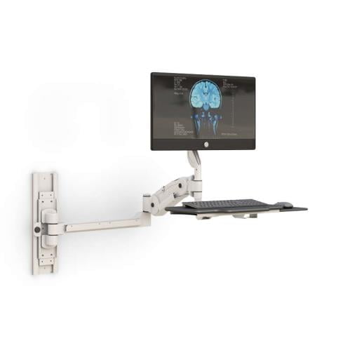 772240 adjustable ergo designed monitor wall mount