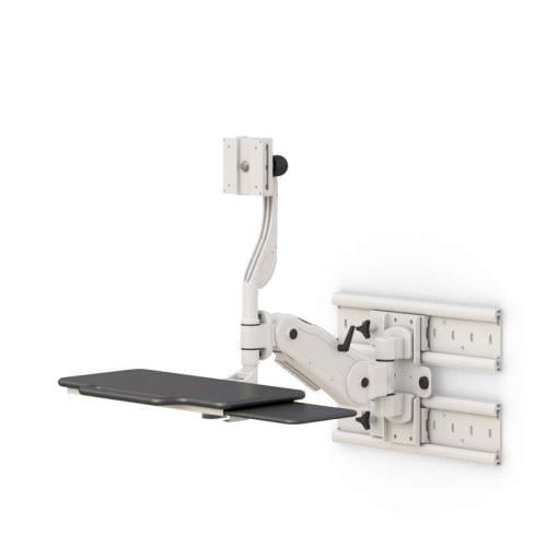 772249 computer monitor arm track mount
