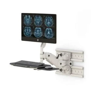 772249 horizontal track mounted wall computer