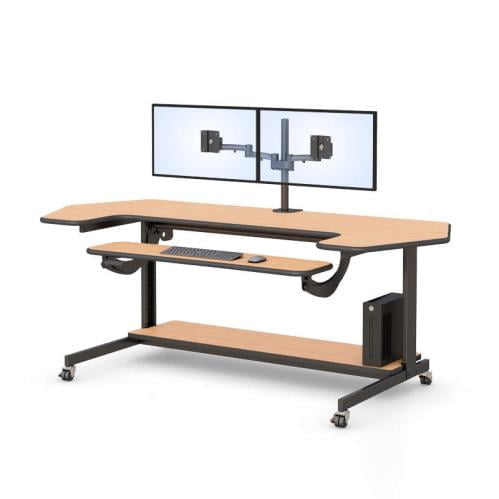 772300 height adjustable computer table