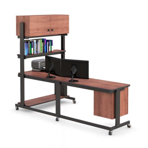 772306 l shaped office desk with hutch