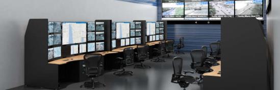 772316 command center dispatch furniture with glides