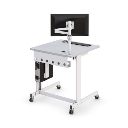 772367 classroom computer desk with glides
