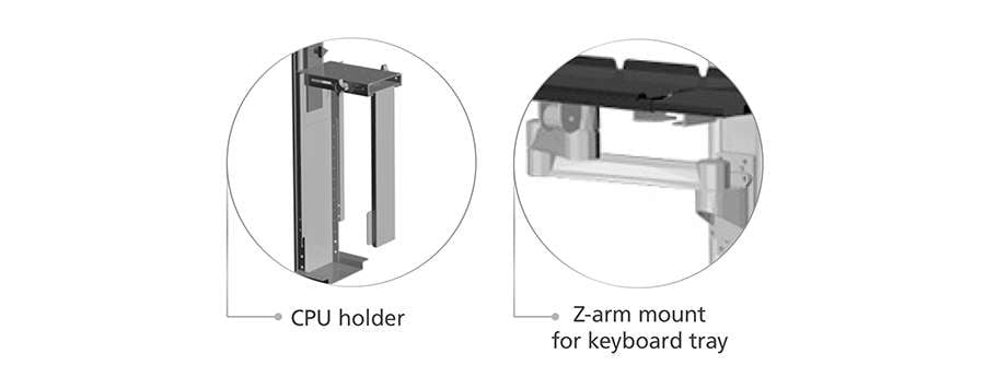 Computer Wall Mount Additional Features
