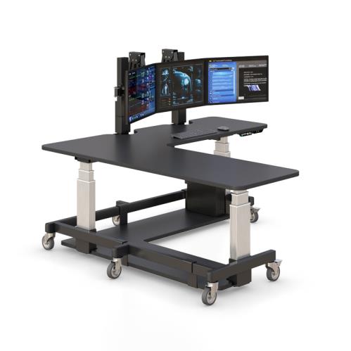 772394 height adjustable standing pacs system desk