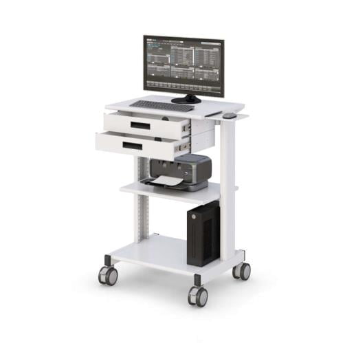 772400 ergonomic medical computer cart