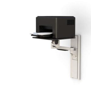 772427 wall mounted articulating z arm telephone holder