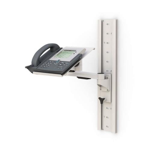 772429 wall mounted height adjustable telephone shelf arm