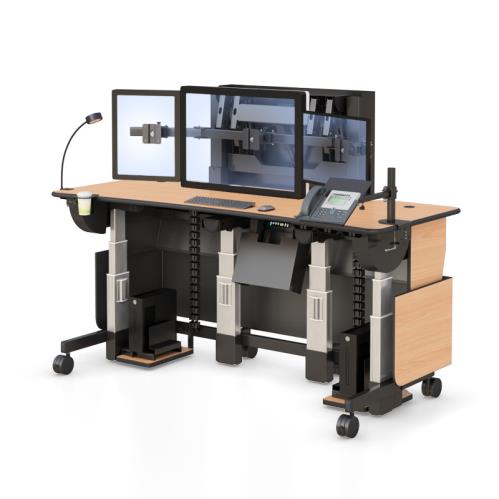 772430 standing desk for radiology reading in workplace