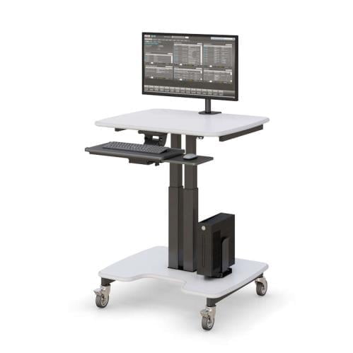 772443 medical computer stand on wheels