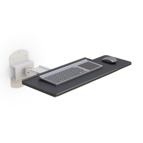 772464 wall mounted plastic keyboard with sliding mouse tray