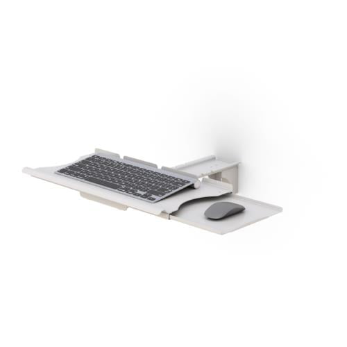 772465 space saving wall mounted keyboard holder with mouse tray