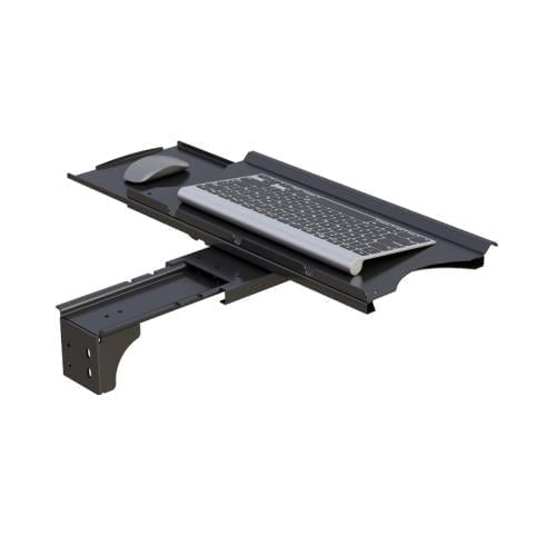 772465 wall mounting keyboard tray with sliding mouse holder plain board
