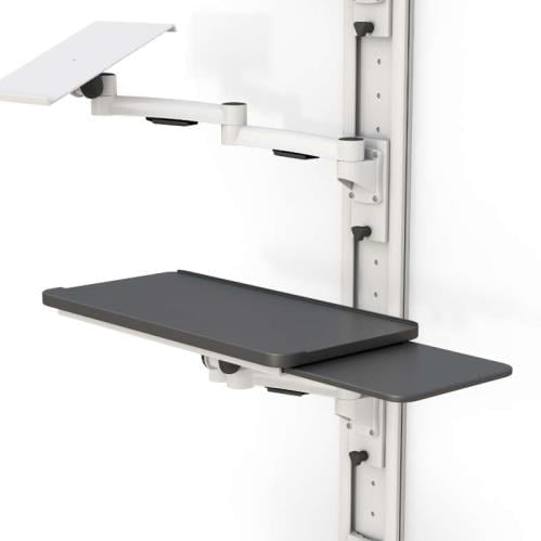 772479 wall mounted computer foldable tray
