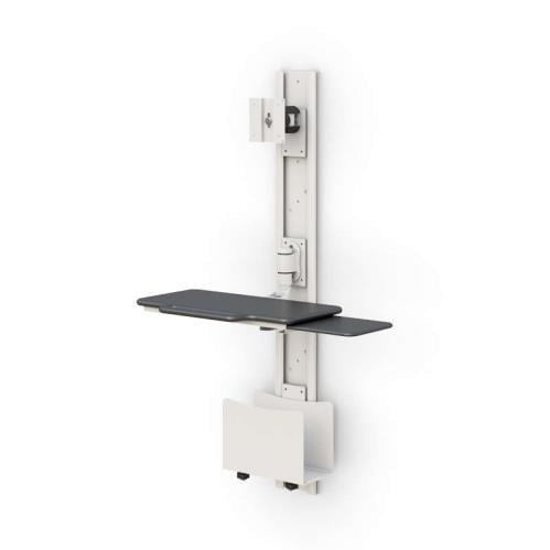 772480 wall mounted computer station with monitor display mount