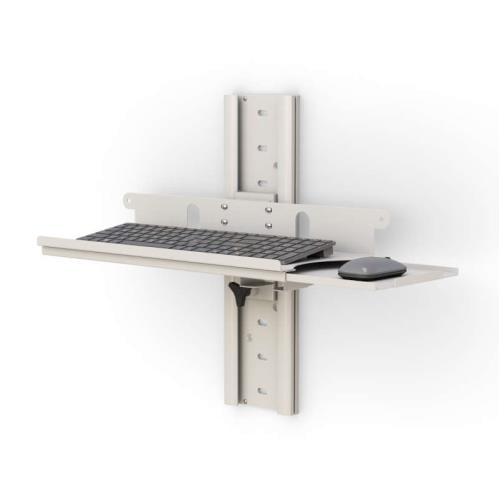 772491 ergonomic wall track mount keyboard tray material