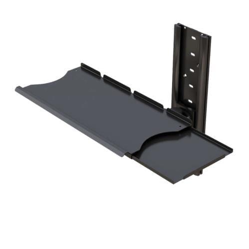 772495 wall mounted keyboard tray with slide out mouse tray