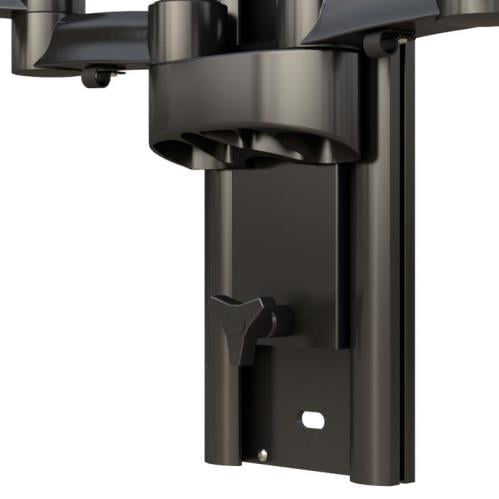 772497 double lcd monitor arm height adjustable wall mount
