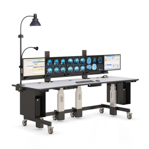 772499 height adjustable standing desk for radiology and imaging
