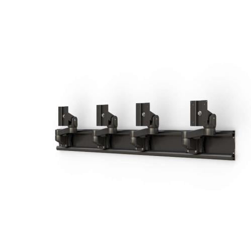 772500 adjustable wall mounted horizontal four articulating arm monitor bracket