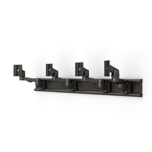 772500 wall mounted horizontal four articulating arm monitor bracket
