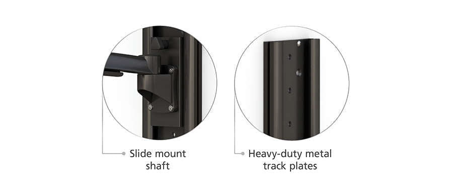3 Monitor Arm Vertical Wall Mount More Features