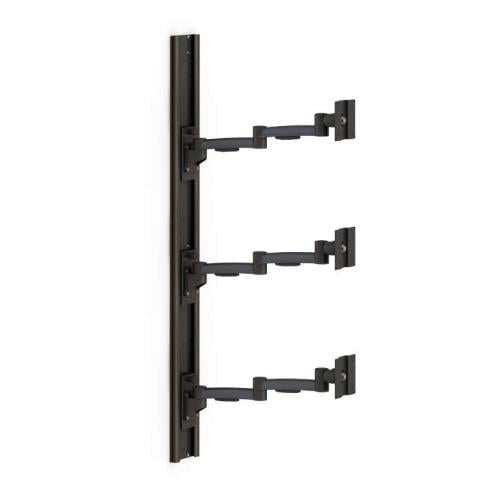 772505 wall mounted 3 monitor arm articulating bracket
