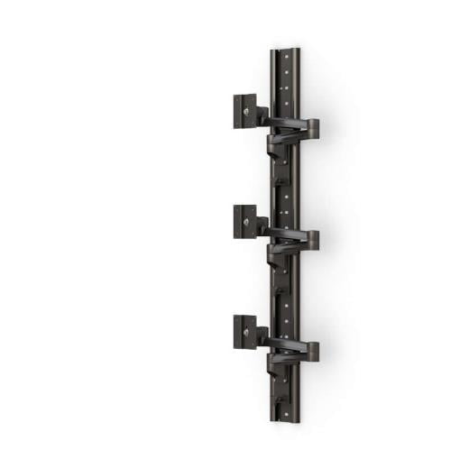 772505 wall mounted 3 monitor articulating arm bracket