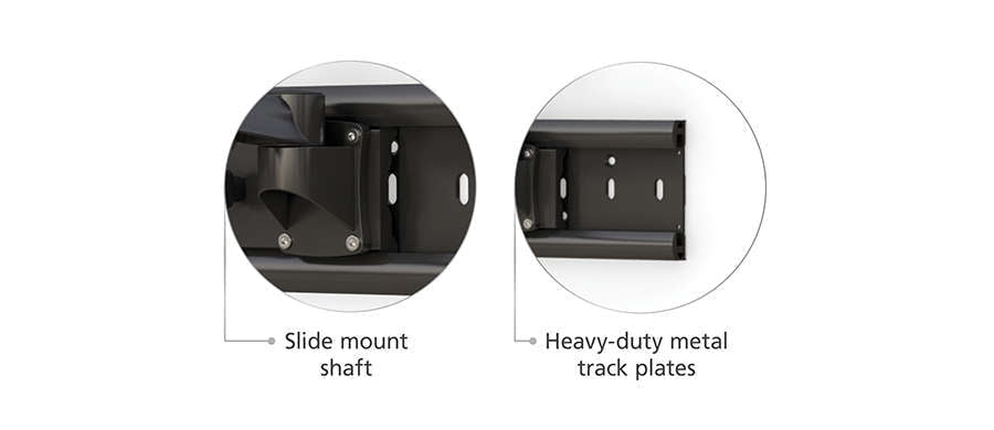 4 Monitor Arm Horizontal Wall Mount More Features